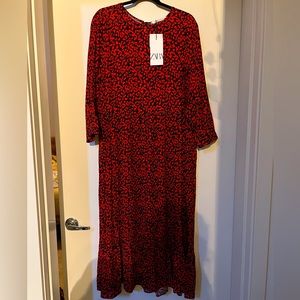 BNWT Zara Leopard Dress